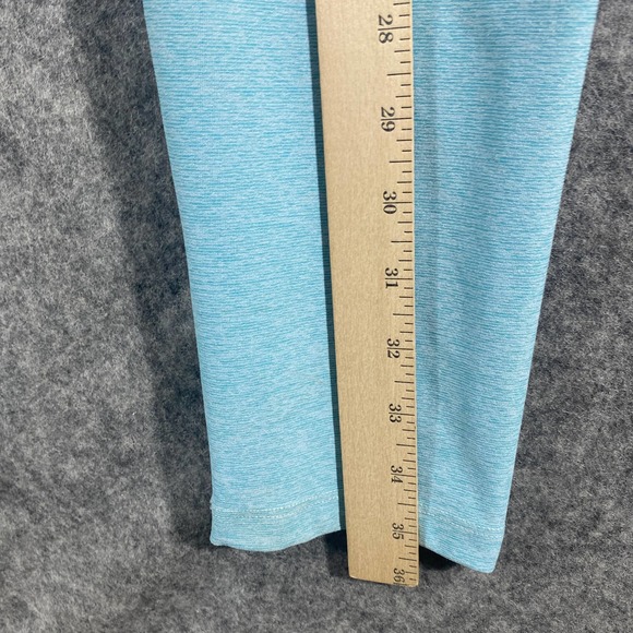 Outdoor Voices Leggings Large Pool Blue 3/4 Warmup High Rise Workout - Picture 10 of 12